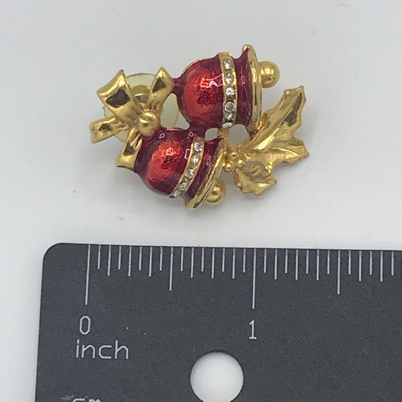 Holiday Red Bell Earrings - Picture 4 of 5